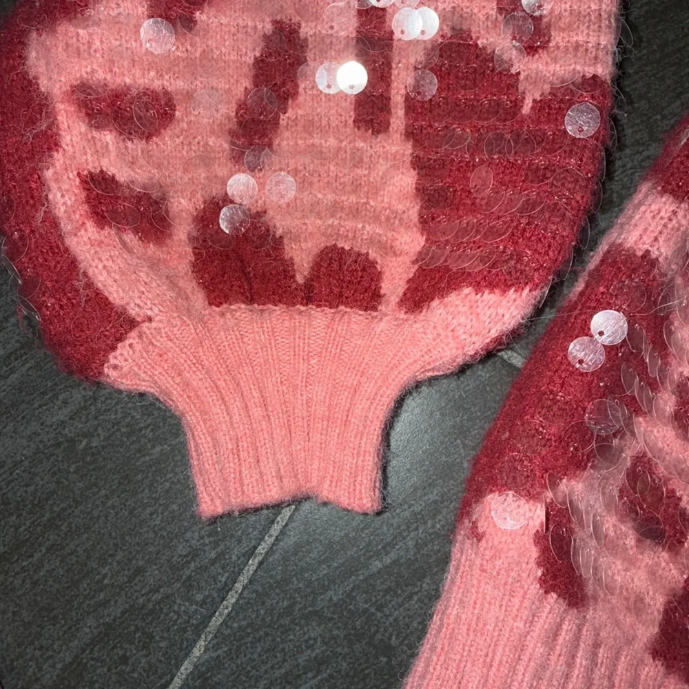 Farm Rio Sequins Knit Sweater - Picture 7 of 13